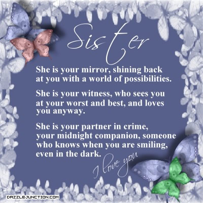 Shining Mirror Sister greeting image