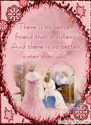 No Better Friend Sister greeting image