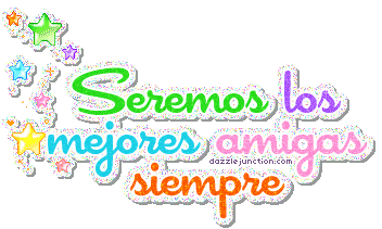 Amigas Siempre Spanish greeting image