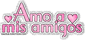 Amo A Mis Amigos Spanish greeting image