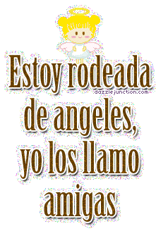 Angels Amigas Spanish greeting image