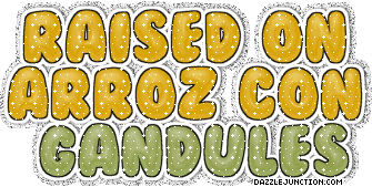 Arroz Con Gandules Spanish greeting image