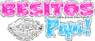 Besitos Papi Y Spanish greeting image