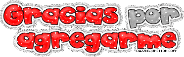 Gracias Agregarme Spanish greeting image