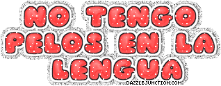 No Tengo Pelos Spanish greeting image