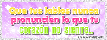 Que Tus Labios Nunca Pronuncien Spanish greeting image