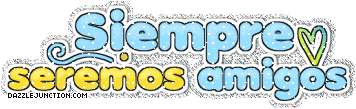 Siempre Amigos Spanish greeting image