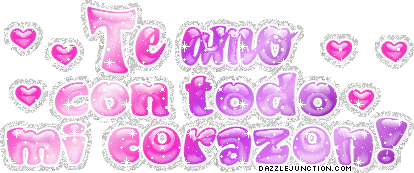 Te Amo Corazon Y Spanish greeting image