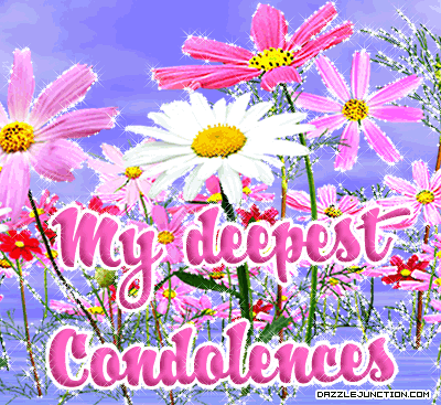 Deepest Condolences Sympathy greeting image