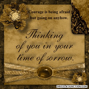 In Sorrow Sympathy greeting image