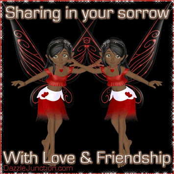 Sharing In Sorrow Sympathy greeting image