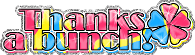 Thanks a Bunch Thank you greeting image