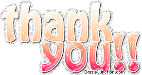 Thank You Glitter image