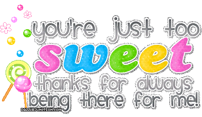 To Sweet Thank you greeting image
