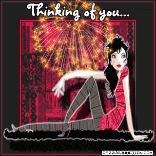 Thinking Thinking Of You greeting image