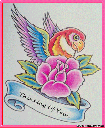 Thinking Thinking Of You greeting image