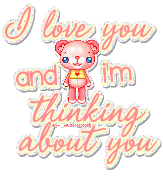 Thinking Bear Thinking Of You greeting image