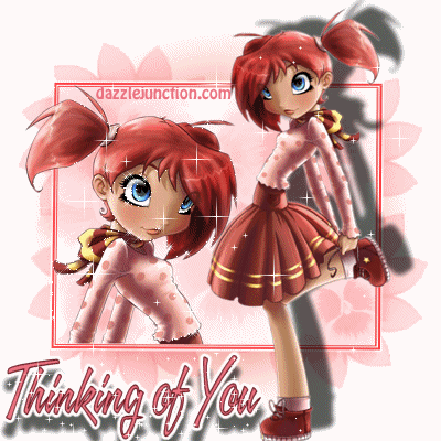 Thinking Thinking Of You greeting image