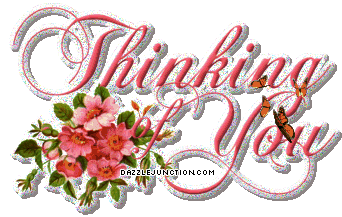 Thinking Floral Thinking Of You greeting image