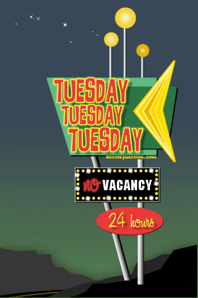 Tuesday Flashing Sign image