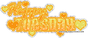 Tuesday Glitter Hearts image