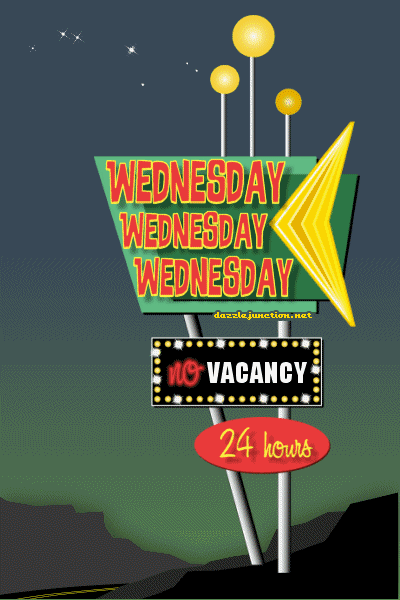 Wednesday Flashing Sign