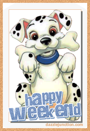 Dalmation Happy Weekend image