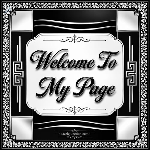 Elegant Art Deco Welcome greeting image