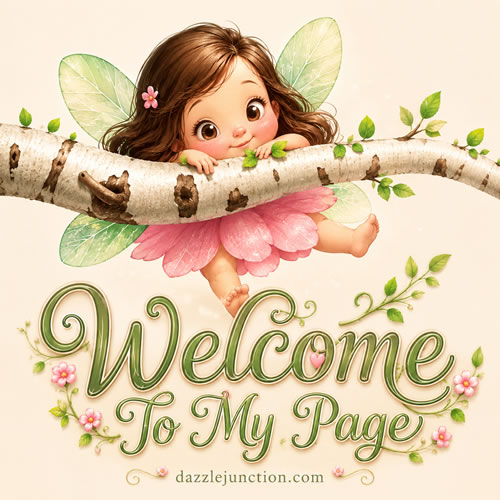 Whimsical Fairy Welcome greeting image
