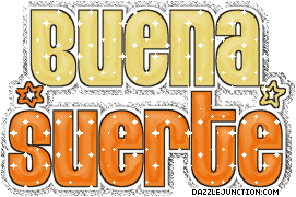 Buena Suerte Well Wishes greeting image