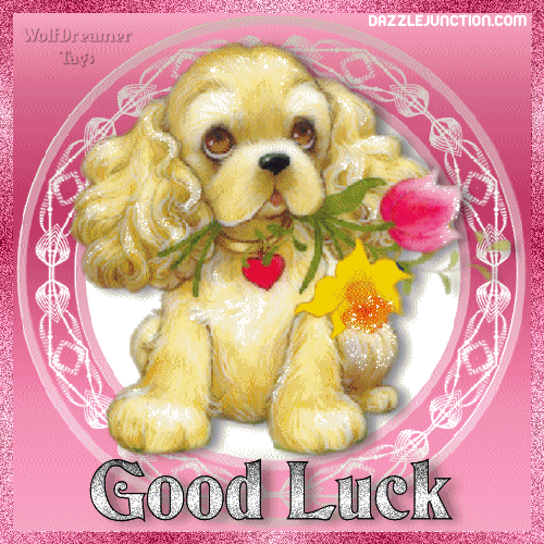 Good Luck Well Wishes greeting image
