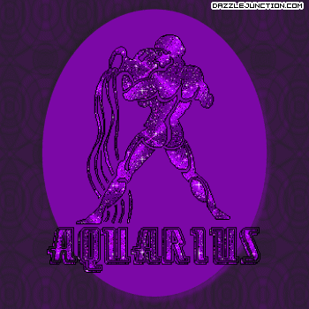 Aquarius Zodiac greeting image