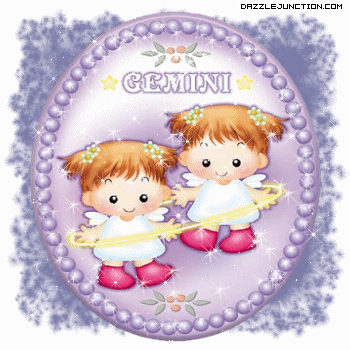 Gemini Zodiac greeting image