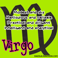 Virgo Quote Zodiac greeting image